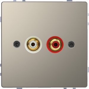 Розетка аудіо внутрішня "D-Life" нікель