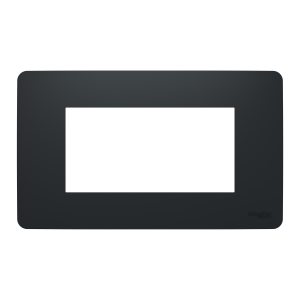 Рамка 4-х модульна "Studio" антрацит (C3)