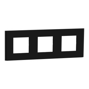 Рамка 3-х кратна Unica Deco Material, каучук