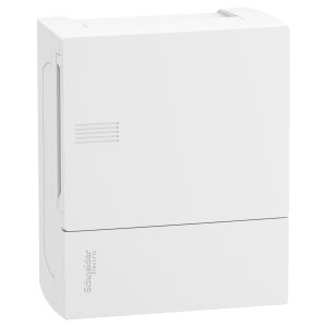 Щит пластиковий ЩРН-П- 6 модулів зовнішній монтаж IP40 білі двері Resi9 (Schneider) (C3)