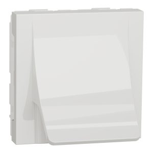 Лицьова панель виводу кабеля 2 модулі "UNICA NEW" біла (C3)