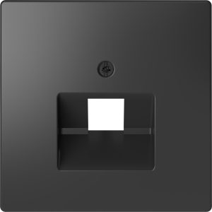 Панель розетки комп’ютерної. RJ-45 внутрішня "D-Life" антрацит