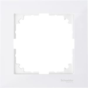 Рамка 1-а кратна "M-pure" полярний білий, полікарбонат (C2)