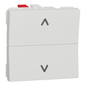 Вимикач жалюзі внутр. кнопковий 6А 2мод. "UNICA NEW"  білий (C3)