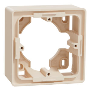 Коробка для зовнішнього монтажу 1-а "Studio" слонова кістка
