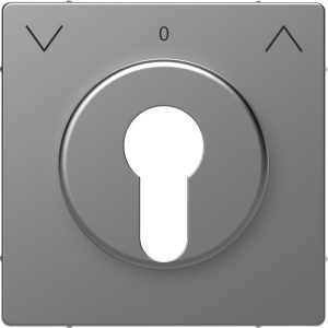 Накладка вимикача жалюзі з замком циліндричного типу, SysD нержавної сталі