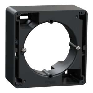 Коробка для поверхн. монтажу 1 пост "Sedna Design" Чорний