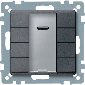 Кнопка постійного керування, 4-кн та іч-пр, антрацит "System M" (C3)