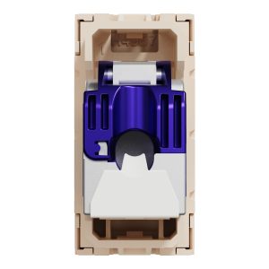 Розетка комп’ютерна RJ-45, внутрішня, категорія 6 FTP 1-модуль "UNICA NEW" слонова кістка (C3)