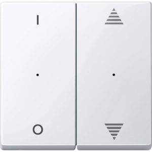 Клавіша вимикача 2-клавішна активний білий  "System M" (MTN619525) "System M" (C3)