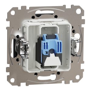 Розетка 1-а комп’ютерна, категорія 6 UTP SEDNA Design & Elements чорна