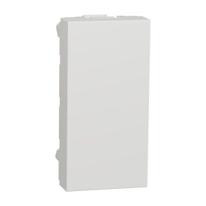 Заглушка 1-мод. "UNICA NEW" біла (C1)