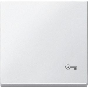Накладка 1-клавішного вимикача "Ключ" SysM полірований білий