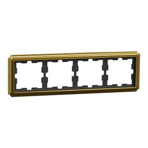 Рамка 4-х постова D-Atique, золото 24к