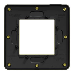 Рамка 1-постова Матове золото/антрацит