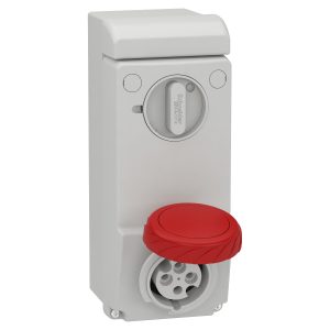 Розетка unika з блокуванням 16a 3p-e (C3)