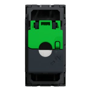 Розетка комп’ютерна RJ-45, внутрішня, категорія 6 STP 1-модуль"UNICA NEW" антрацит (C3)