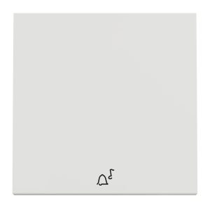 Кнопковий дзвінок 10 а, 2 модулі, білий (C3)