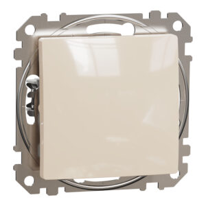 Вимикач 1-кл. внутр. перехресний "Sedna Design" Бежевий