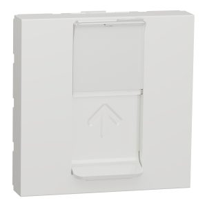 Розетка комп’ютерна RJ-45, внутрішня, 5е UTP 2-модуля "UNICA NEW" біла (C1)