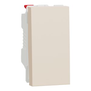 Вимикач 1-клавішний внутрішній. 1-модуль. "UNICA NEW" слонова кістка, (C2)