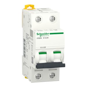 Автоматичний вимикач 2-п. IC60N 0,5А D (6кА) SCHNEIDER ELECTRIC (C3)