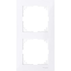 Рамка 2-х кратна "M-pure" активний білий, полікарбонат (C2)