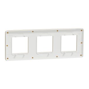 Рамка 3-постова. Матова мідь/білий