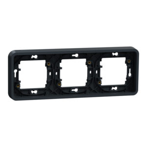 Рамка 3-х кратна IP55 "MUREVA S" чорна (C3)