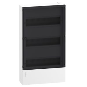 Щит пластиковий ЩРН-П- 36 модулів зовнішній монтаж IP40 прозорі двері Resi9 (Schneider) (C1)