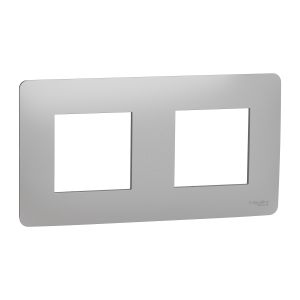 Рамка 2-х кратна "Studio" алюміній (C1)