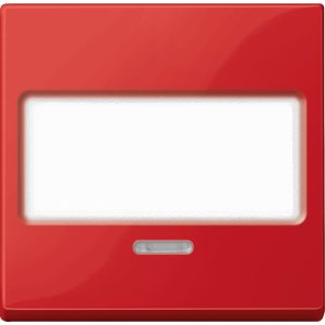 Накладка 1-клавішного вимикача з підсвіткою, SysM рубіново-червона
