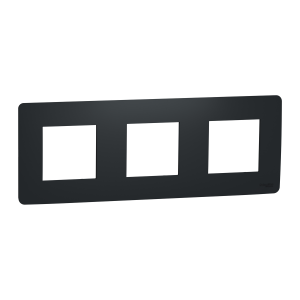 Рамка 3-х кратна "Studio" антрацит (C1)