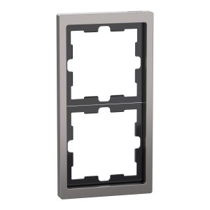 Рамка 2-х кратна "D-Life" нікель