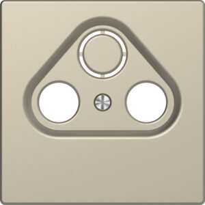 Панель розетки Tv-sat 3 отвора "D-Life" сахара (C3)