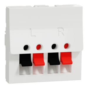 Розетка аудіо внутрішня 2 модуль "UNICA NEW" біла