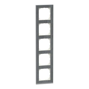 M-pure рамка, 5-пост.колір камень/алюміній