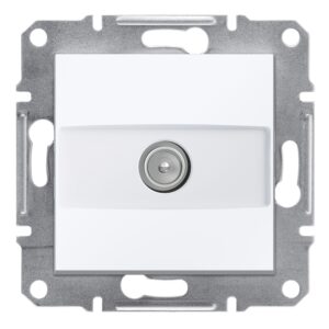 Розетка TV внутр. кінцева "ASFORA" білий  без рамки