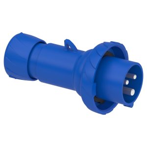 Вилка 013 переносна 2Р+PЕ 16А 220В IP67 (C3)