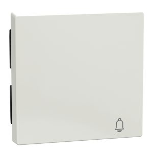 Накладка 1-клавішного вимикача "Дзвінок" SysM прозоро-білий, глянцевий