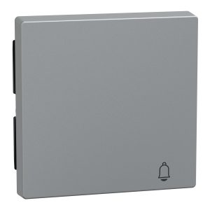 Накладка 1-клавішного вимикача "Дзвінок" SysM алюміній