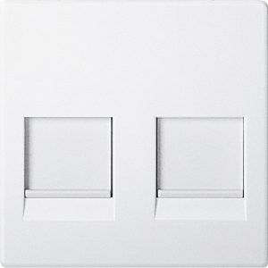 Накладка пилозахисна штекерна оптична плоска jack SysM прозоро-білий