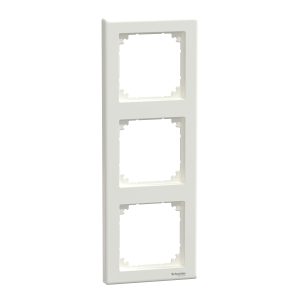 Рамка 3-х кратна "M-smart" білий блискучий, полікарбонат (C3)