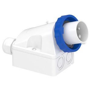 Вилка 513 стаціонарна 2Р+РЕ 16А 220В IP67 (C3)