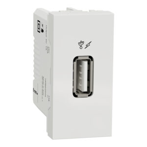 Розетка 1-а USB внутр. 2.0, 1,05 А 1 мод. "UNICA NEW" біла (C3) (знятий з в-ва  30.12.2023)