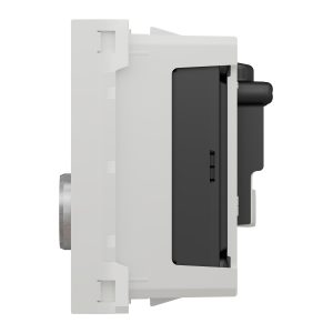 Розетка TV/R-SAT кінцева внутрішня, 2 модулі, "UNICA NEW" біла (C3)