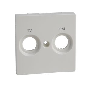 Панель розетки 2-а TV антибакт, tv+fm,п.-б. "System M" (C3)