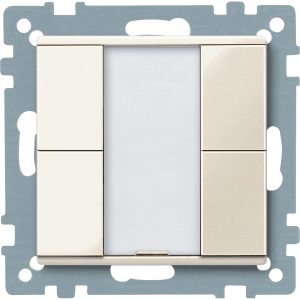 Кнопка 4 клавіші. KNX "System M", бежева (C3)