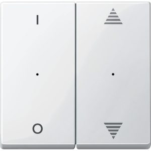 Клавіша вимикача 2-клавішна поле біле "System M" (MTN619519) "System M" (C3)