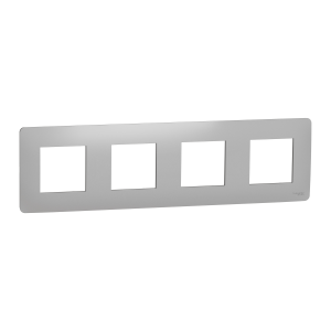 Рамка 4-х кратна "Studio" алюміній (C1)